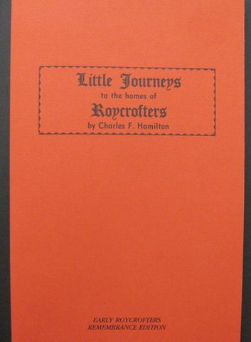 #D71. Litte Journeys to the Homes of Roycrofters