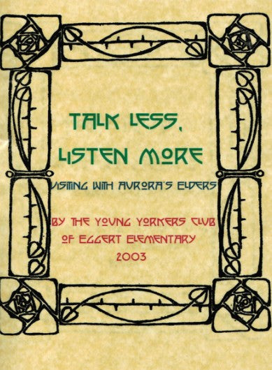 #C3. Talk Less, Listen More